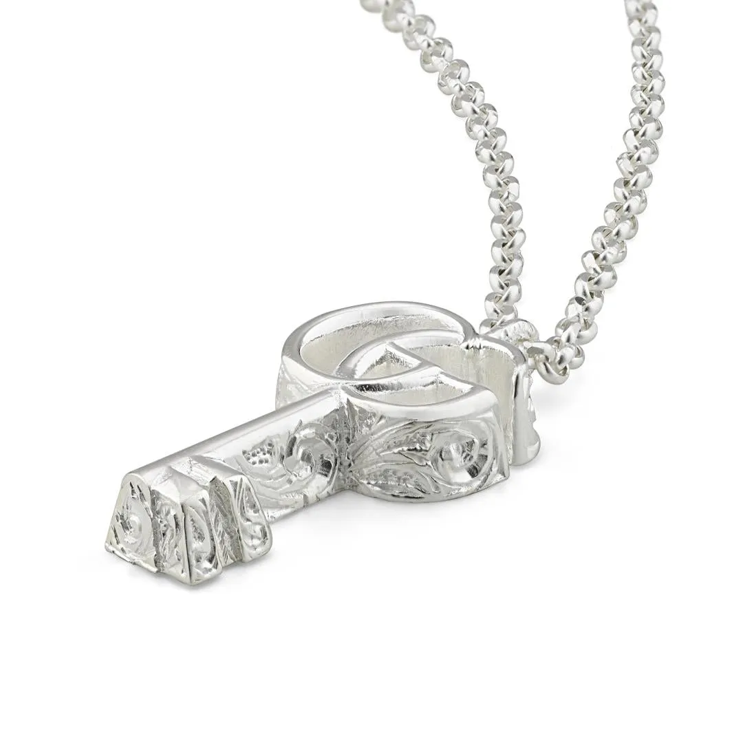 Gucci Marmont Sterling Silver Key Charm Necklace sold by C.W. Sellors product image thumbnail 3