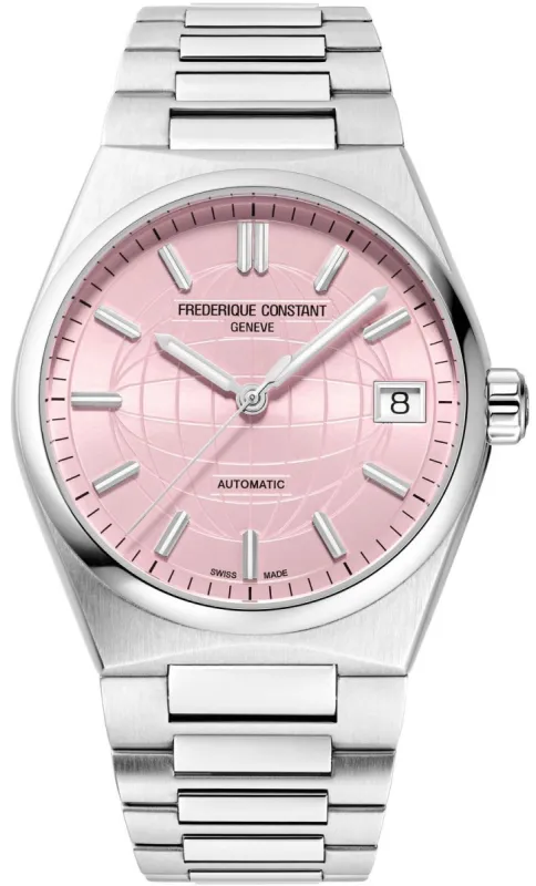 Frederique Constant Highlife Auto Pink sold by C.W. Sellors