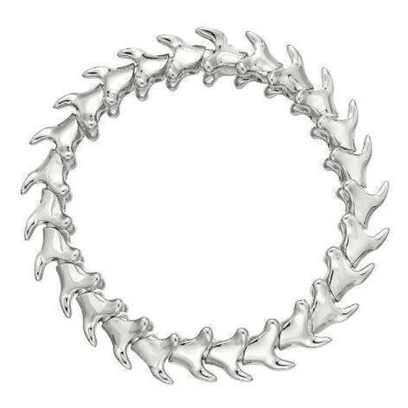 Shaun Leane Serpent Trace Sterling Silver Wide Bracelet sold by C.W. Sellors