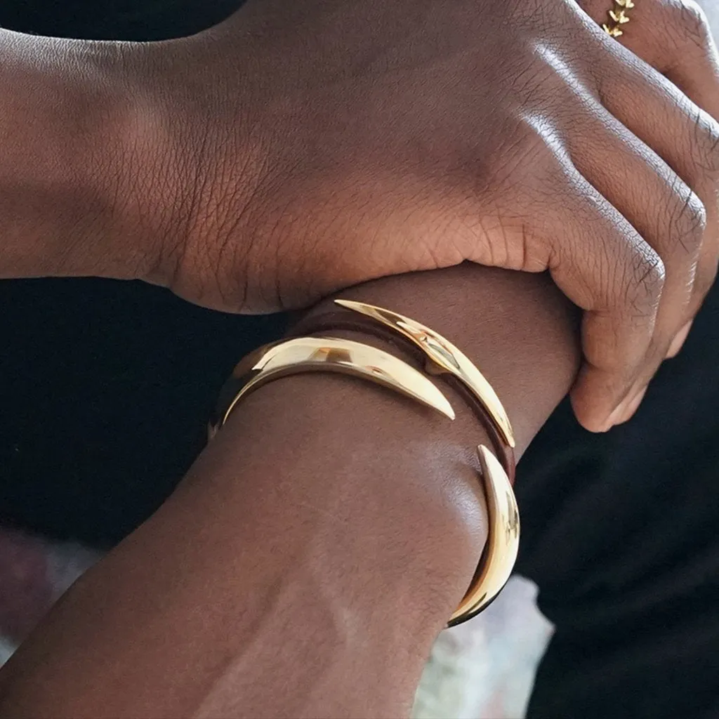 Shaun Leane Arc 18ct Yellow Gold Plated Sterling Silver Cuff sold by C.W. Sellors product image thumbnail 4