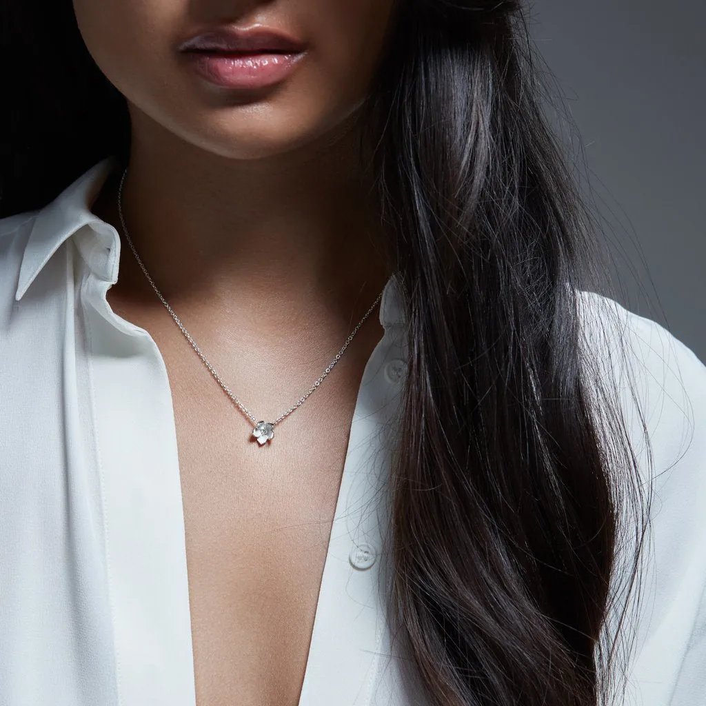 Shaun Leane Cherry Blossom Sterling Silver Diamond Necklace sold by C.W. Sellors product image thumbnail 2