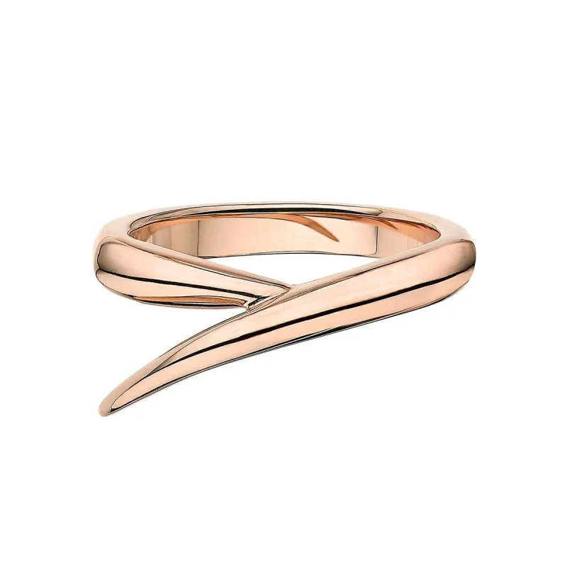 Shaun Leane Interlocking 18ct Rose Gold Single Ring sold by C.W. Sellors