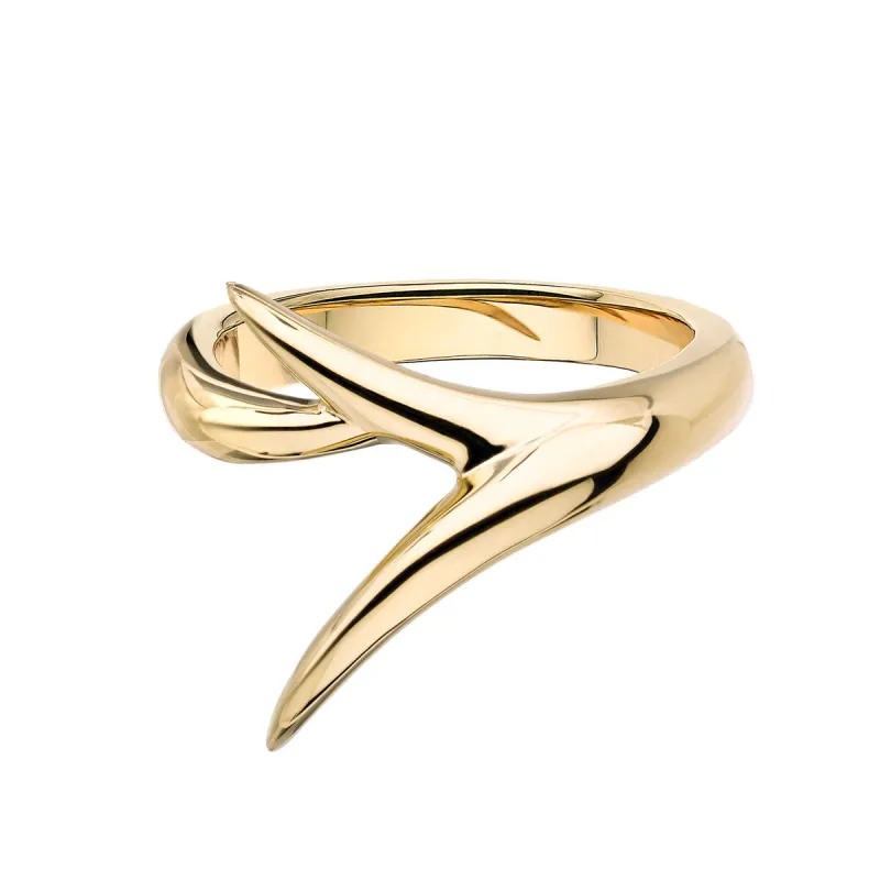 Shaun Leane Interlocking Embrace 18ct Yellow Gold Ring sold by C.W. Sellors