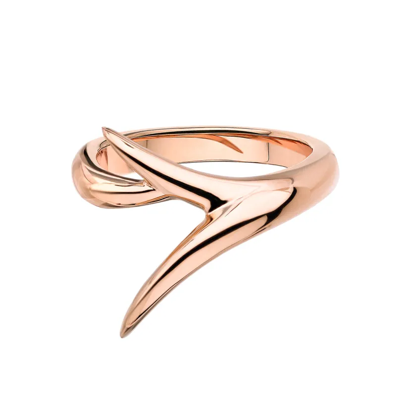 Shaun Leane Interlocking Embrace 18ct Rose Gold Ring sold by C.W. Sellors