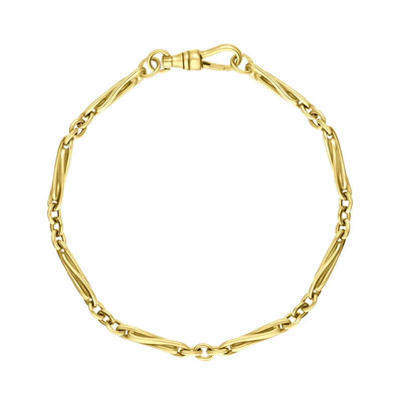 9ct Yellow Gold Handmade Twist Bracelet sold by C.W. Sellors