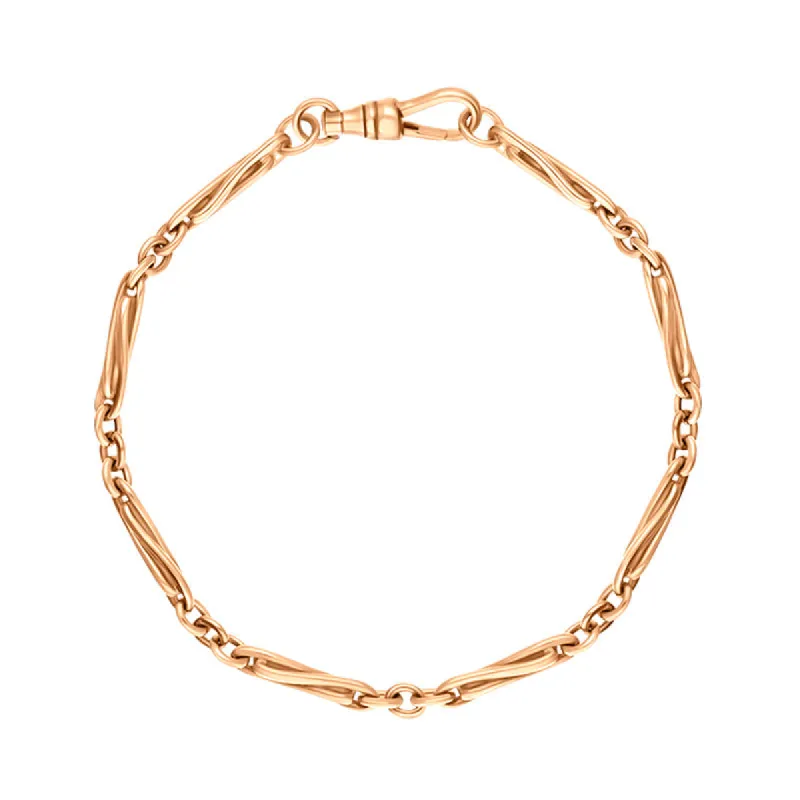 18ct Rose Gold Handmade Twist Bracelet sold by C.W. Sellors