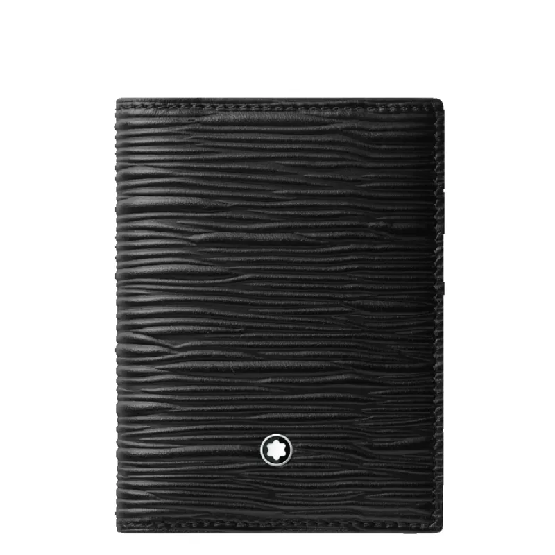Montblanc Meisterstuck 4810 Card Holder 4cc Black sold by C.W. Sellors