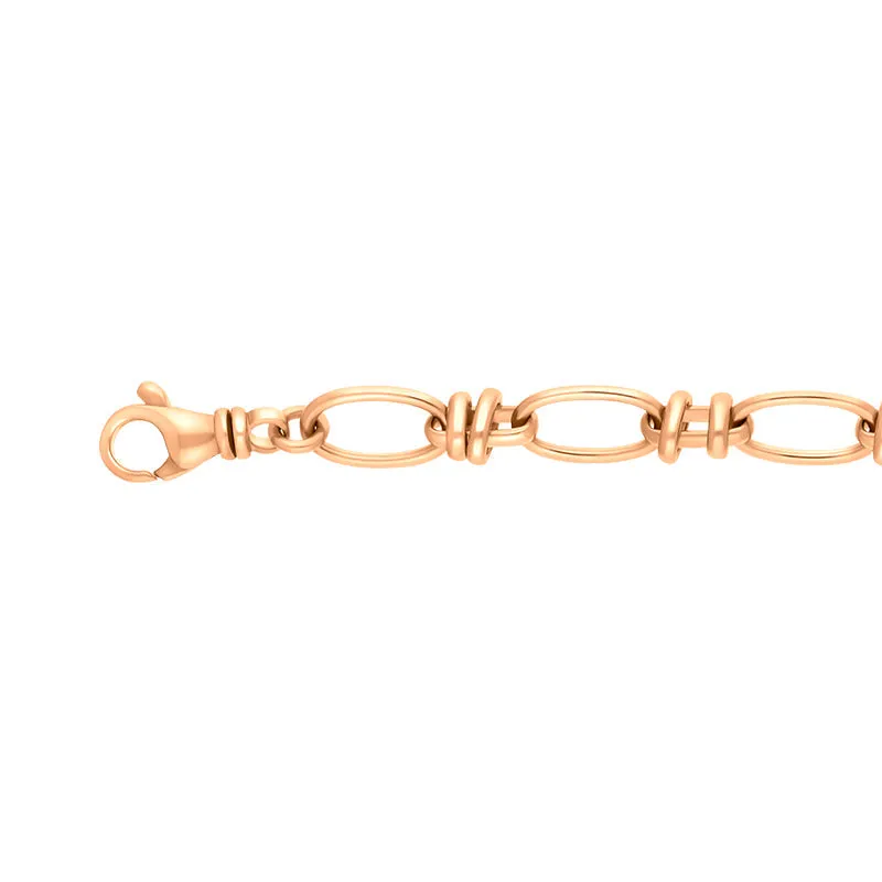 9ct Rose Gold Handmade Cable Chain Bracelet sold by C.W. Sellors product image thumbnail 2