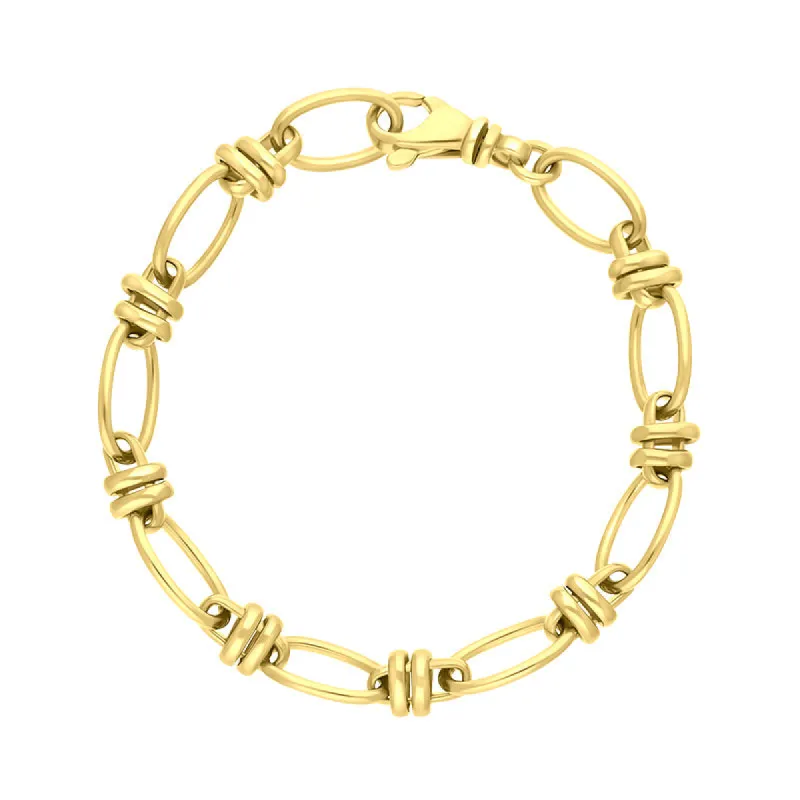 18ct Yellow Gold Handmade Cable Chain Bracelet sold by C.W. Sellors