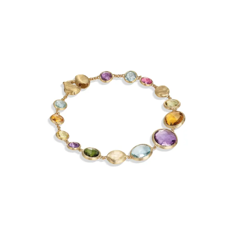 Marco Bicego Jaipur 18ct Yellow Gold Mixed Gemstone Bracelet sold by C.W. Sellors