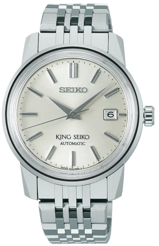 King Seiko Watch Sunray Silver KSK 6L made by C.W. Sellors