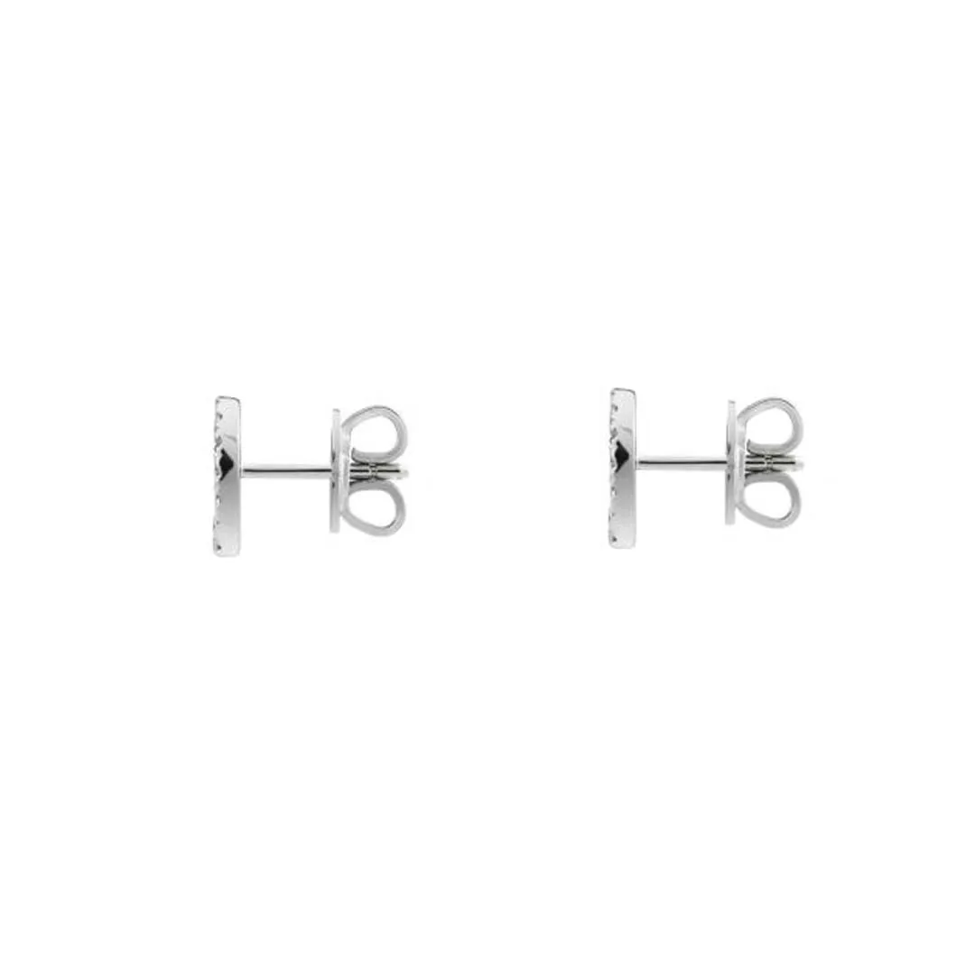 Gucci Interlocking 18ct White Gold 0.38ct Diamond Stud Earrings sold by C.W. Sellors product image thumbnail 2