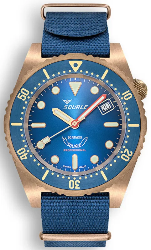 Squale 1521 Bronze Watch made by C.W. Sellors