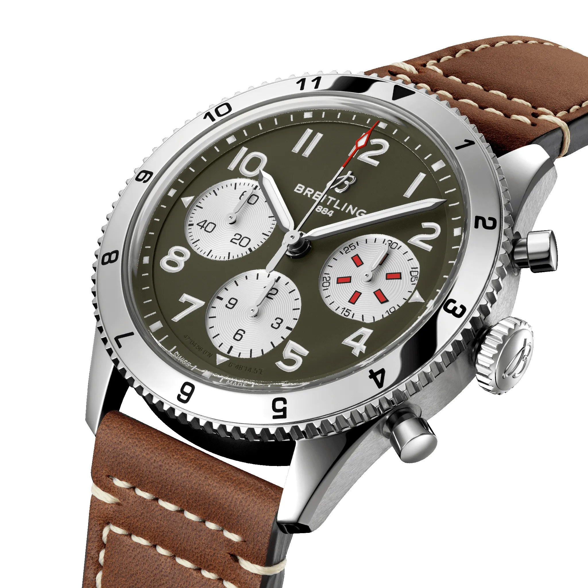 Breitling Classic AVI Chronograph 42 Curtiss Warhawk Watch sold by C.W. Sellors product image thumbnail 2