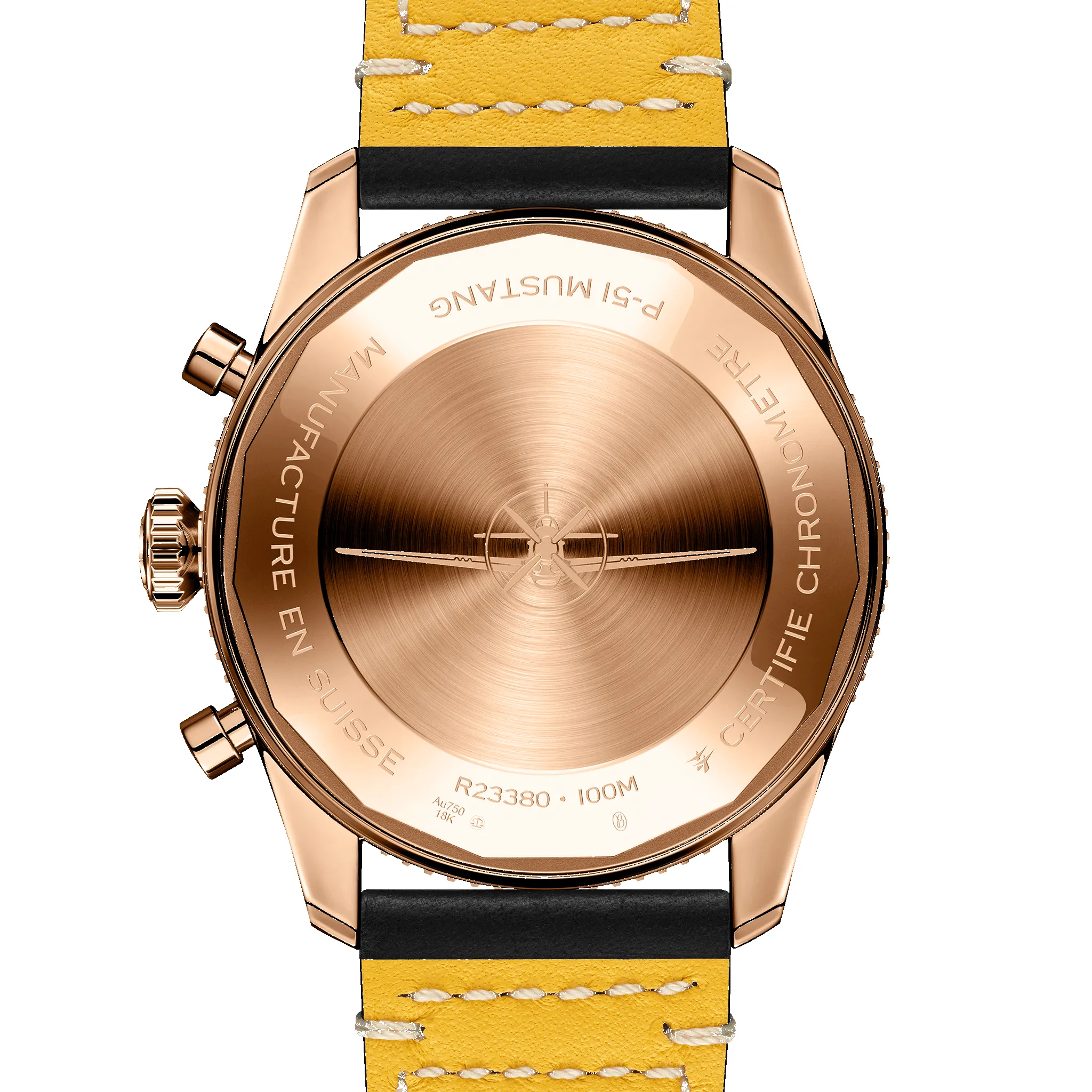 Breitling Classic AVI Chronograph 42 P-51 Mustang Red Gold Watch sold by C.W. Sellors product image thumbnail 2