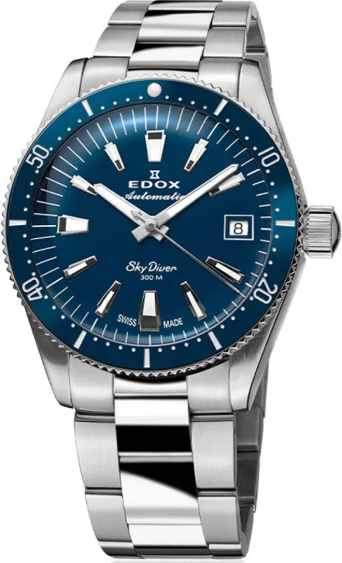 Edox Skydiver 38 Date Automatic made by Edox