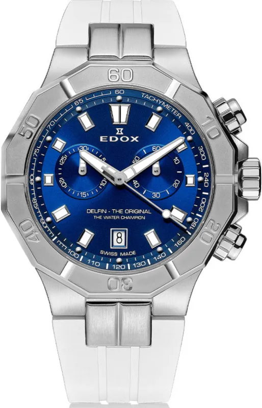 Edox Delfin The Original Chronograph Mens sold by C.W. Sellors
