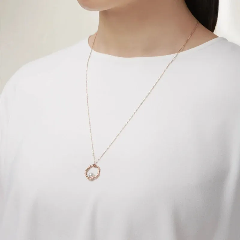 Mikimoto Cherry Blossom 18ct Rose Gold Akoya Pearl Pendant sold by C.W. Sellors product image thumbnail 2