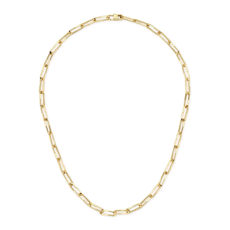 Gucci Link to Love 18ct Yellow Gold Chain Necklace sold by C.W. Sellors