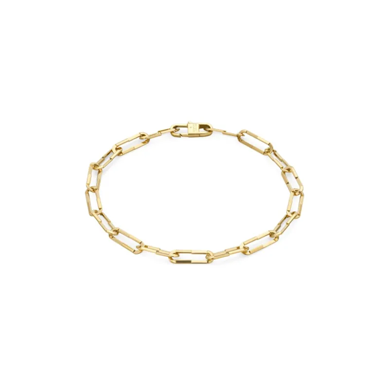 Gucci Link to Love 18ct Yellow Gold Chain Bracelet sold by C.W. Sellors