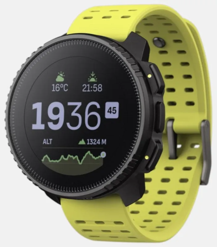 Suunto Vertical Black Lime Stainless Steel sold by C.W. Sellors