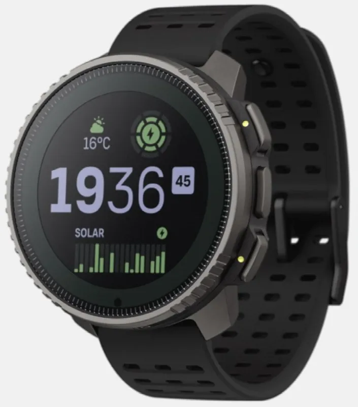 Suunto Vertical Solar Black Titanium sold by C.W. Sellors