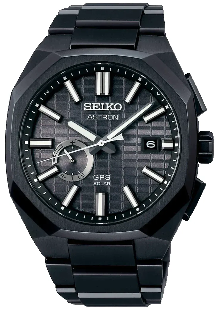 Seiko Astron GPS Solar Jet Black Crystal Box Watch sold by C.W. Sellors