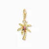 Thomas Sabo Charm Club Gold Plated Sterling Silver Palm Tree Charm sold by C.W. Sellors