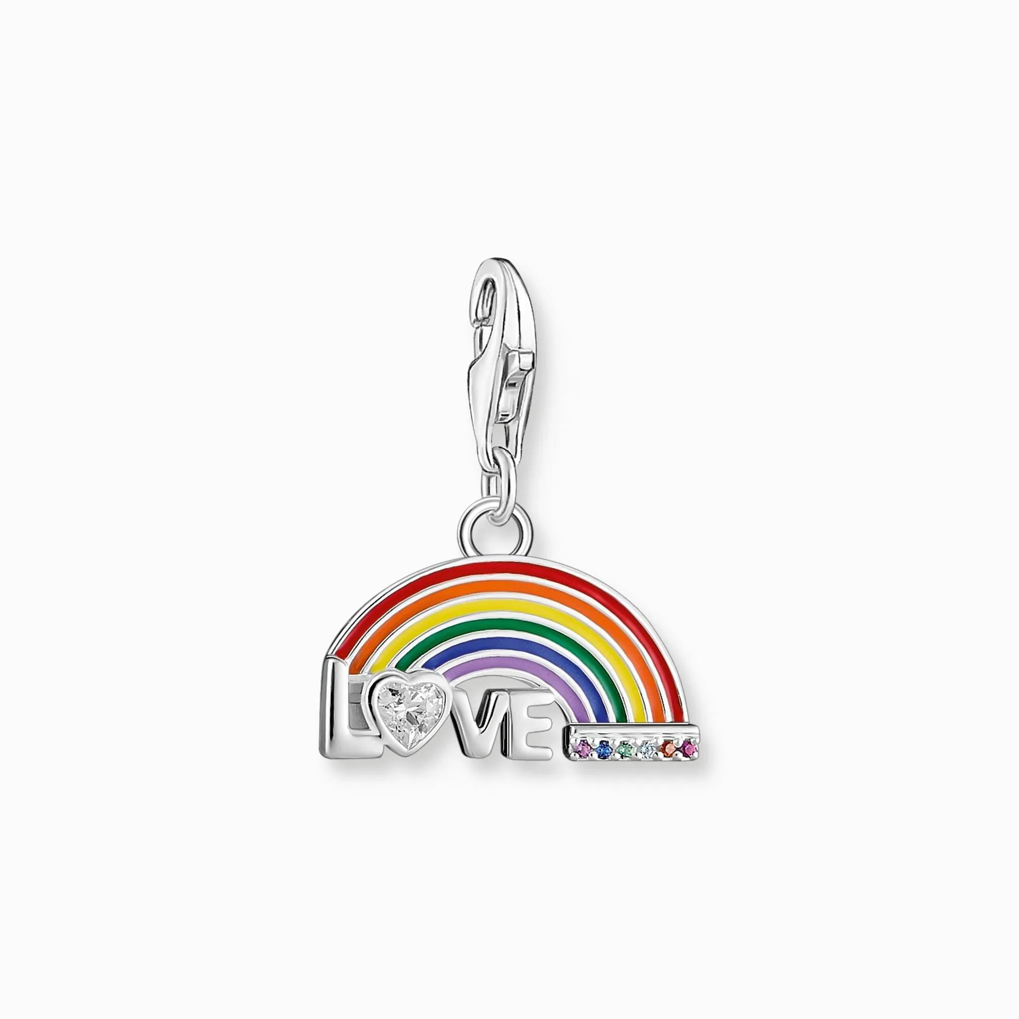 Thomas Sabo Charm Club Sterling Silver Rainbow Charm sold by C.W. Sellors