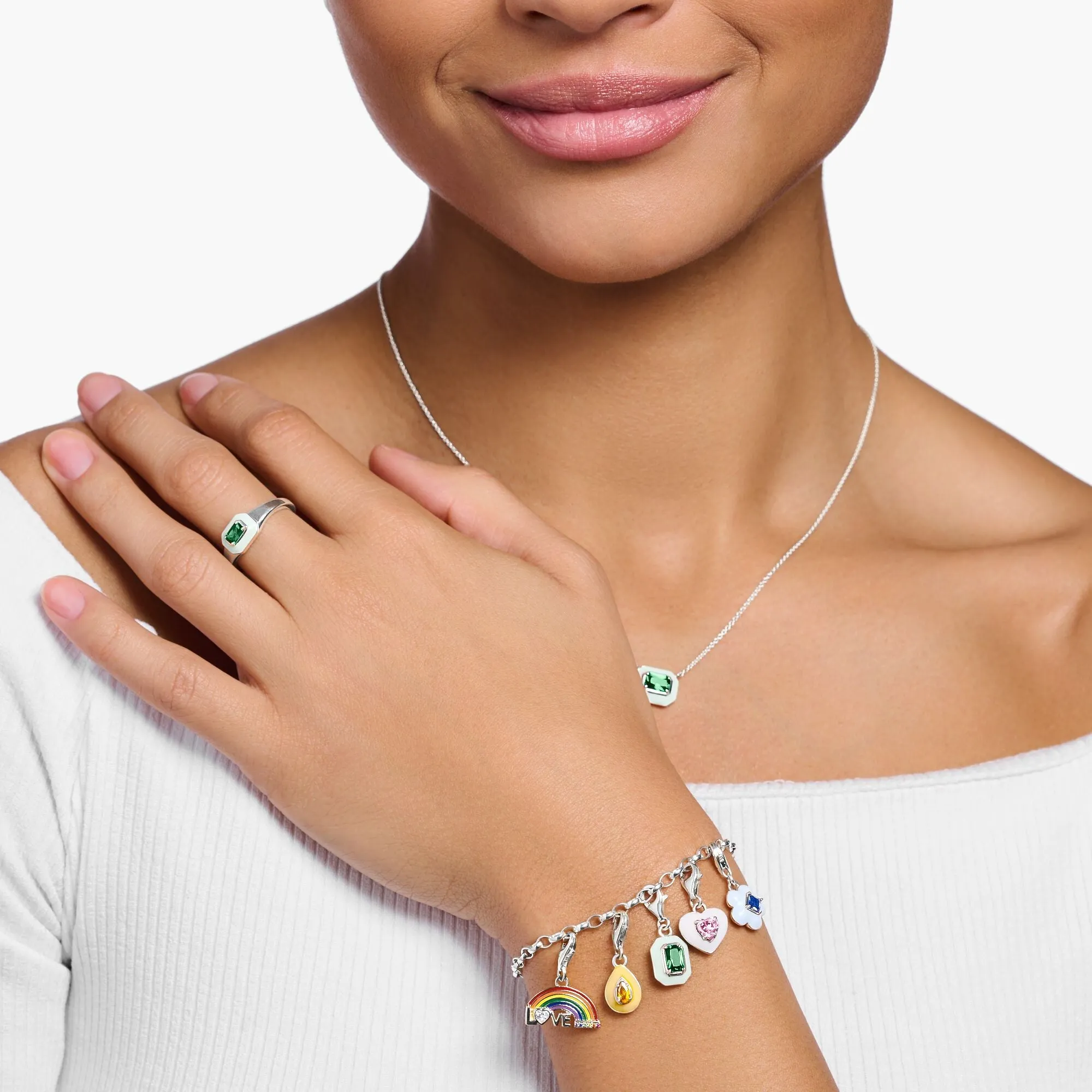 Thomas Sabo Charm Club Sterling Silver Rainbow Charm sold by C.W. Sellors product image thumbnail 2