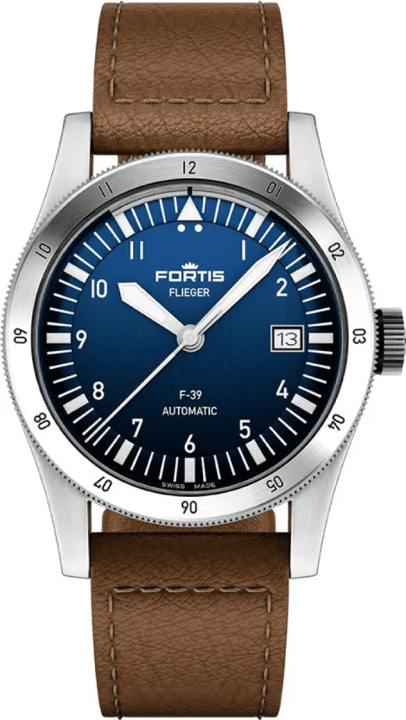 Fortis Flieger F-39 Automatic Liberty Blue Watch sold by C.W. Sellors