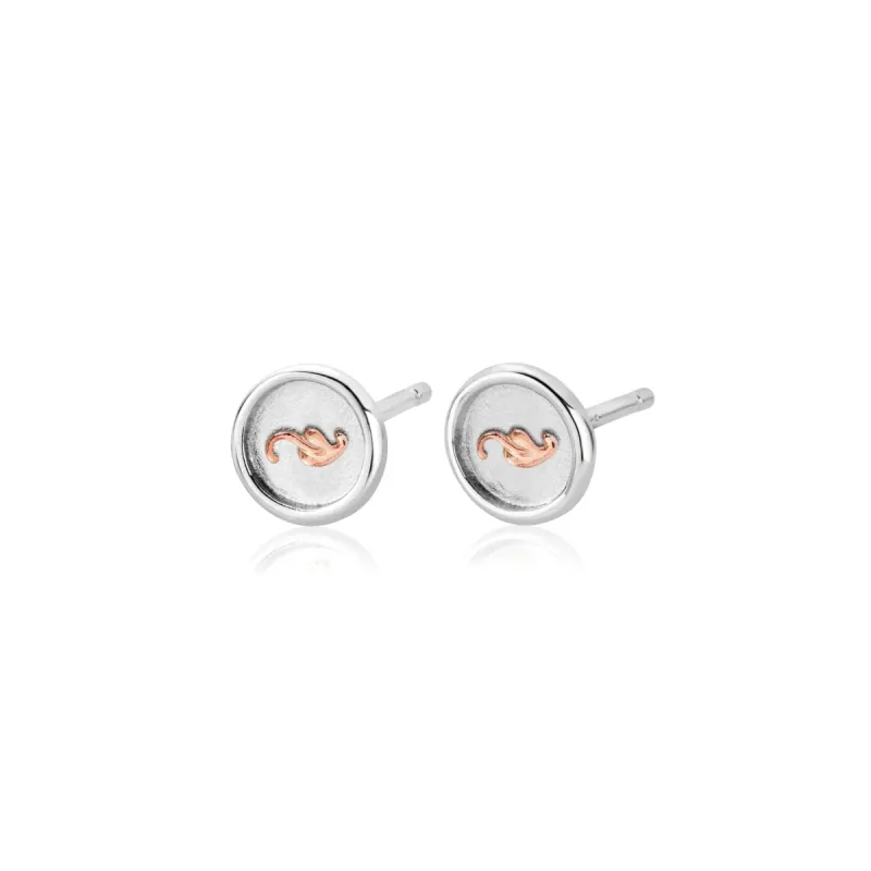 Clogau Tree of Life Insignia Sterling Silver Stud Earrings sold by C.W. Sellors