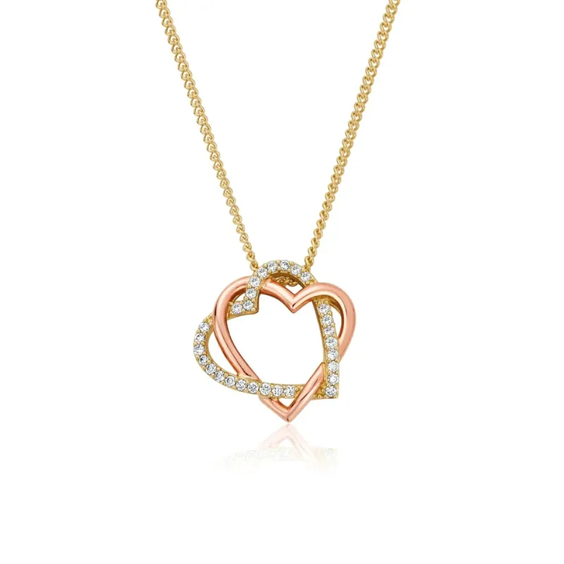 Clogau Always in My Heart 18ct Gold Diamond Pendant sold by C.W. Sellors