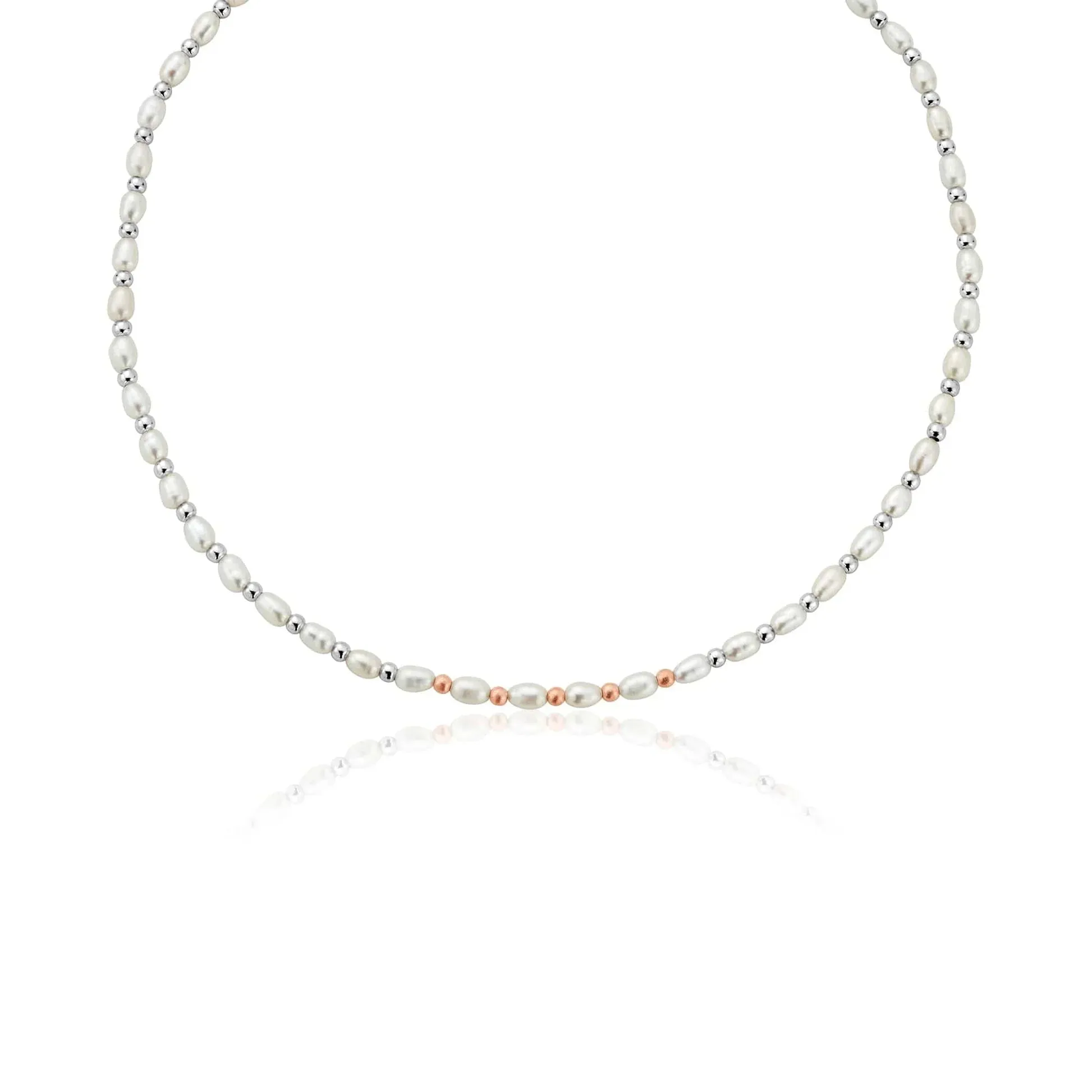 Clogau Welsh Beachcomber Sterling Silver Freshwater Pearl Choker sold by C.W. Sellors