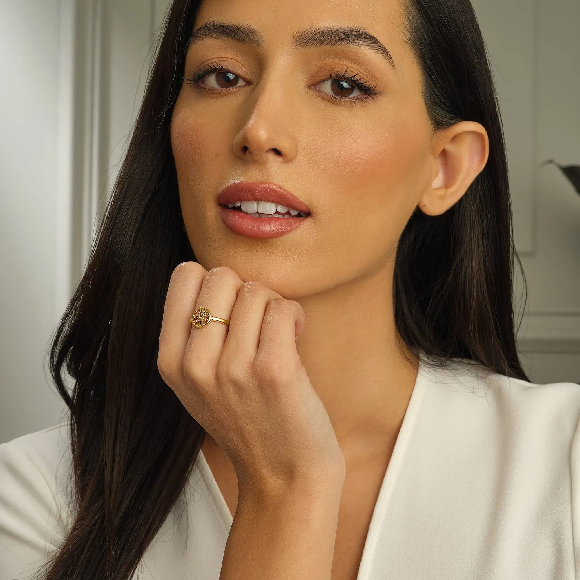 Clogau Tree of Life Circle 9ct Gold Ring sold by C.W. Sellors product image thumbnail 2