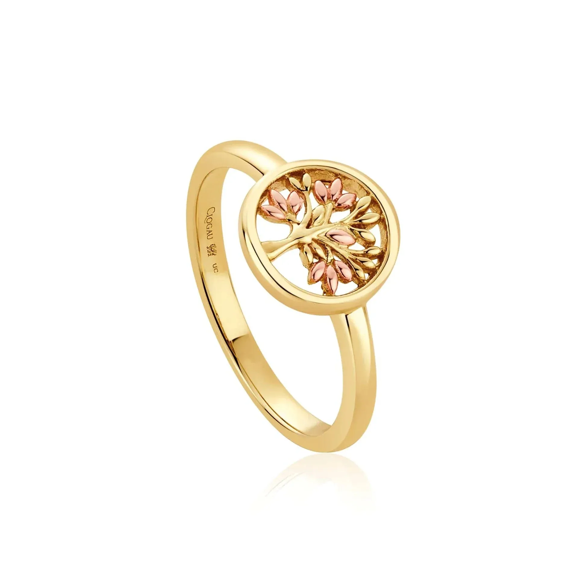 Clogau Tree of Life Circle 9ct Gold Ring sold by C.W. Sellors