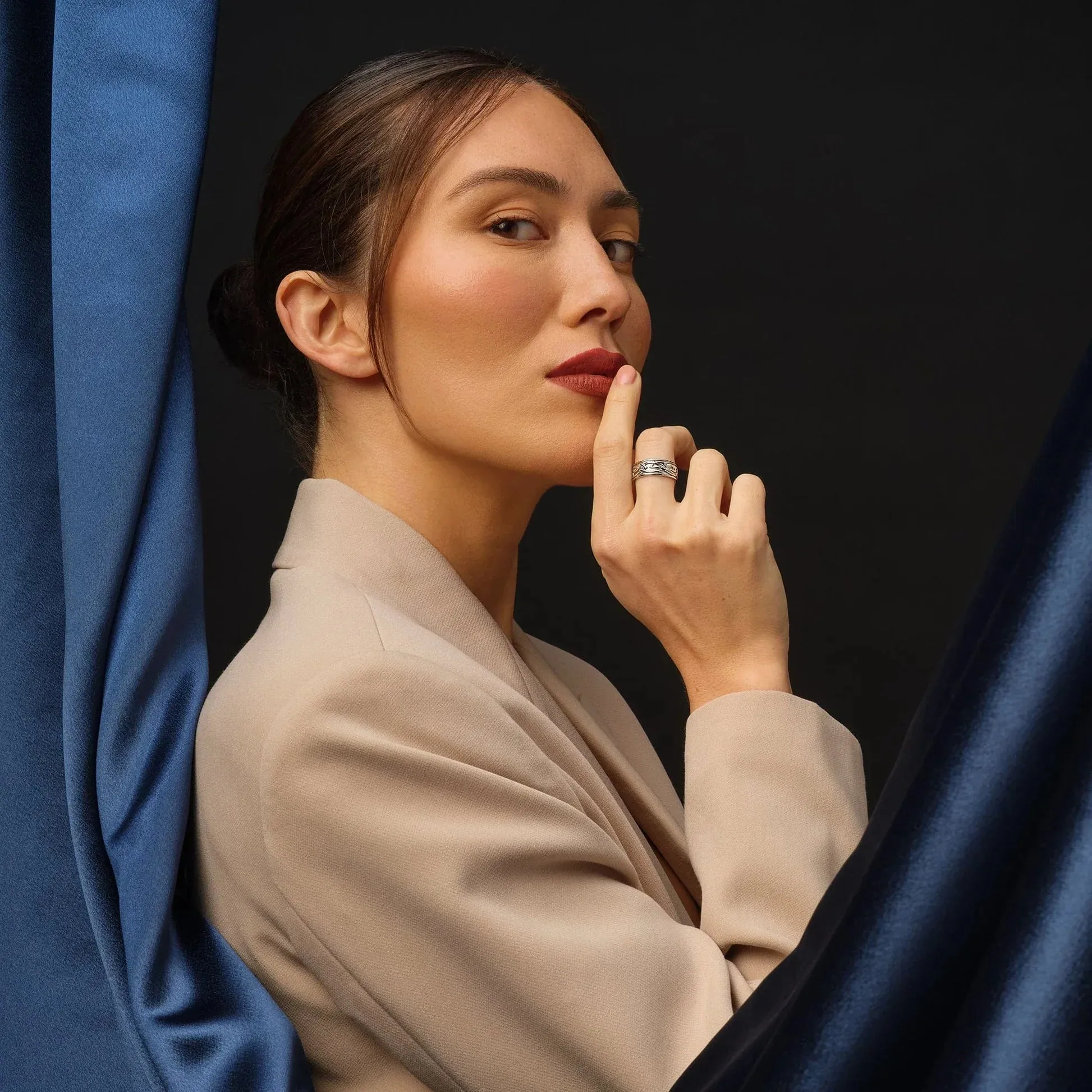 Clogau Annwyl 9ct Gold Wide Ring D sold by C.W. Sellors product image thumbnail 2