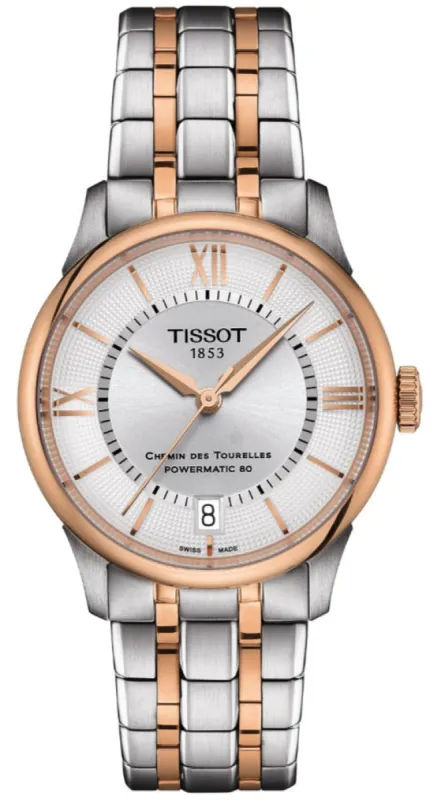 Tissot Chemin des Tourelles Powermatic 80 sold by C.W. Sellors