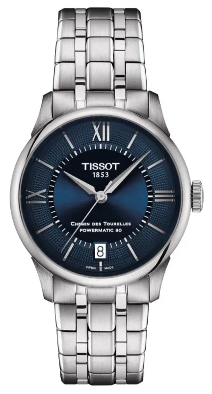 Tissot Chemin des Tourelles Powermatic 80 sold by C.W. Sellors