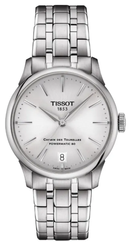 Tissot Chemin des Tourelles Powermatic 80 sold by C.W. Sellors