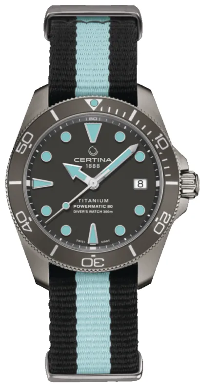 Certina DS Action Diver Titanium sold by C.W. Sellors