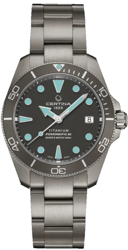Certina DS Action Diver Titanium sold by C.W. Sellors
