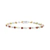 18ct Yellow and White Gold Ruby Diamond Tennis Bracelet sold by C.W. Sellors