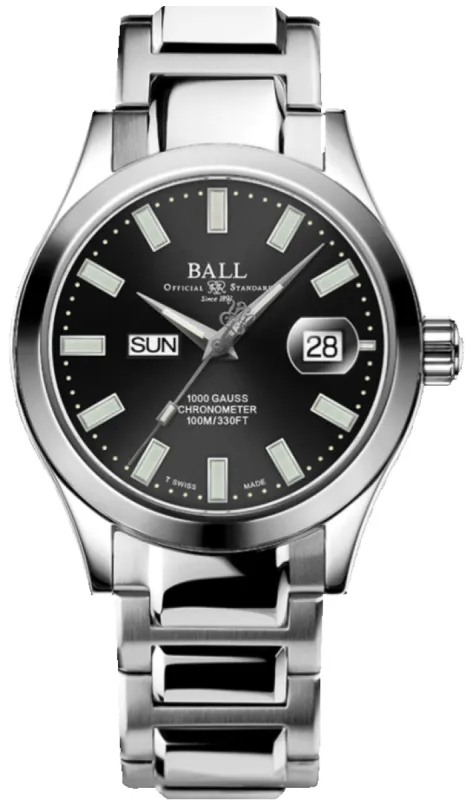 Ball Watch Company Engineer III Marvelight Chronometer Day Date sold by C.W. Sellors