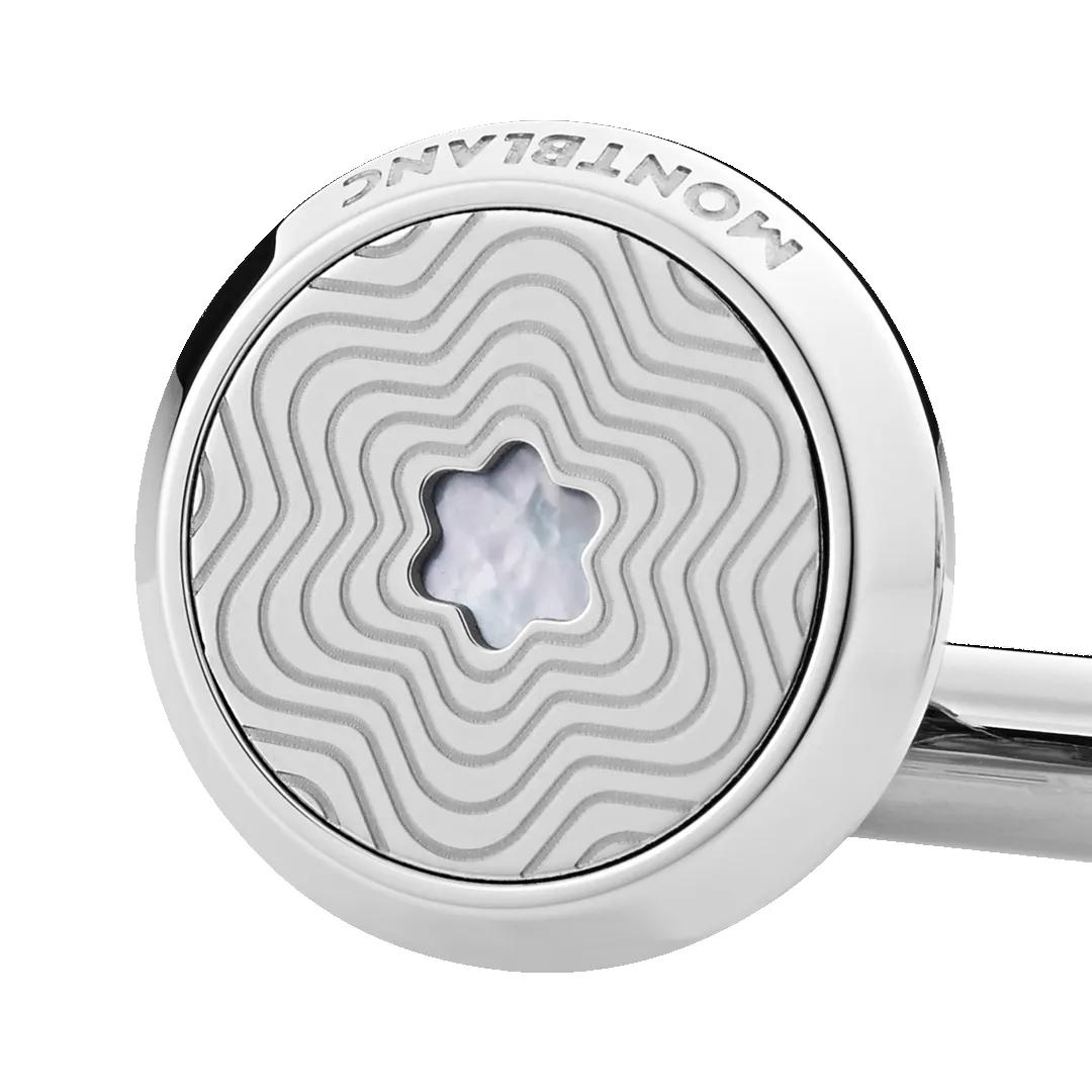 Montblanc Stainless Steel Mother of Pearl Exploding Star Cufflinks sold by C.W. Sellors product image thumbnail 2
