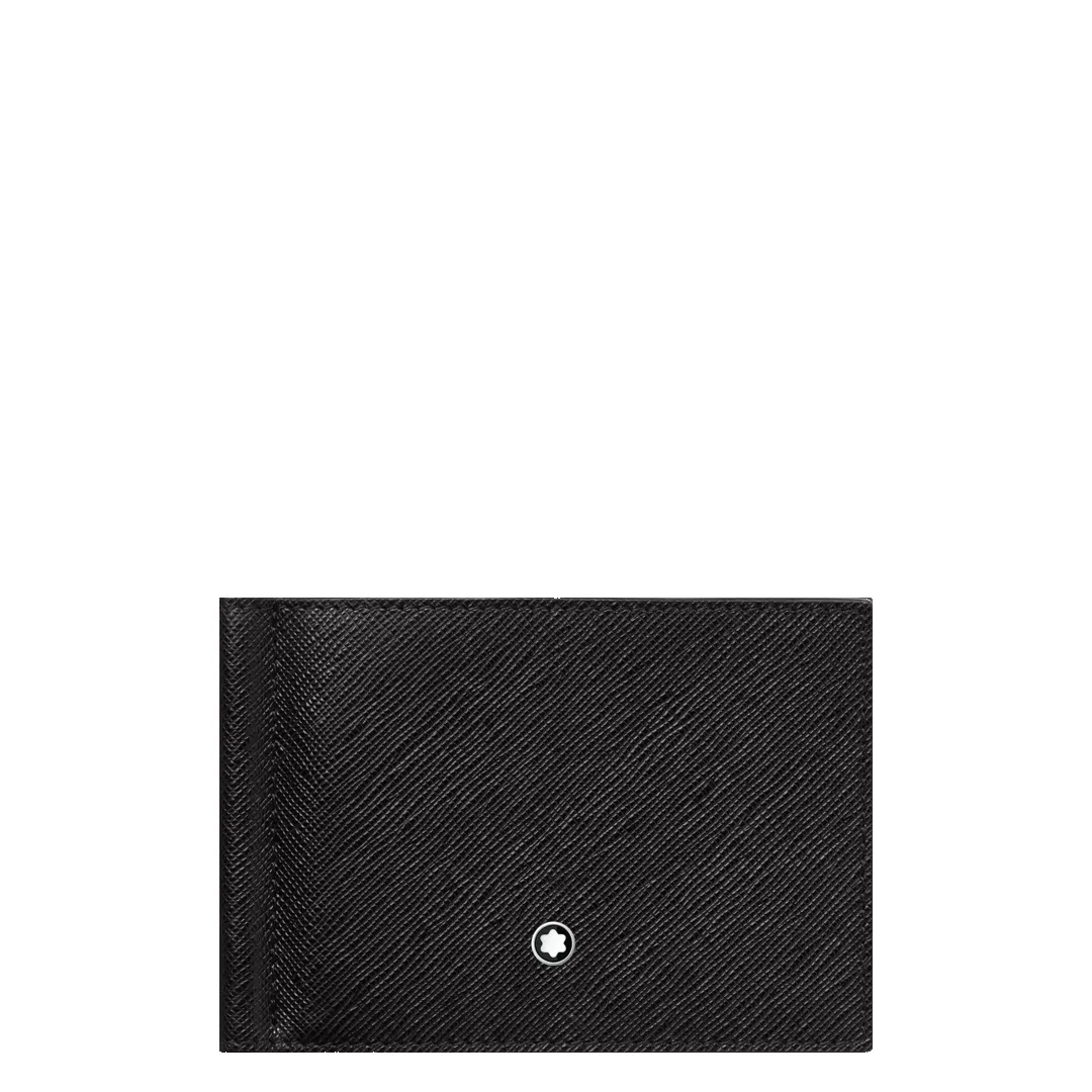 Montblanc Sartorial Wallet 6cc with Money Clip Black sold by C.W. Sellors