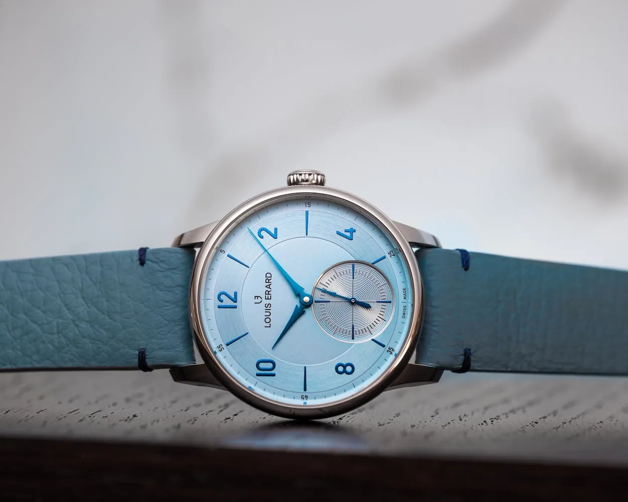 Louis Erard Excellence Petite Seconde Bleu Glacier Watch sold by C.W. Sellors product image thumbnail 3