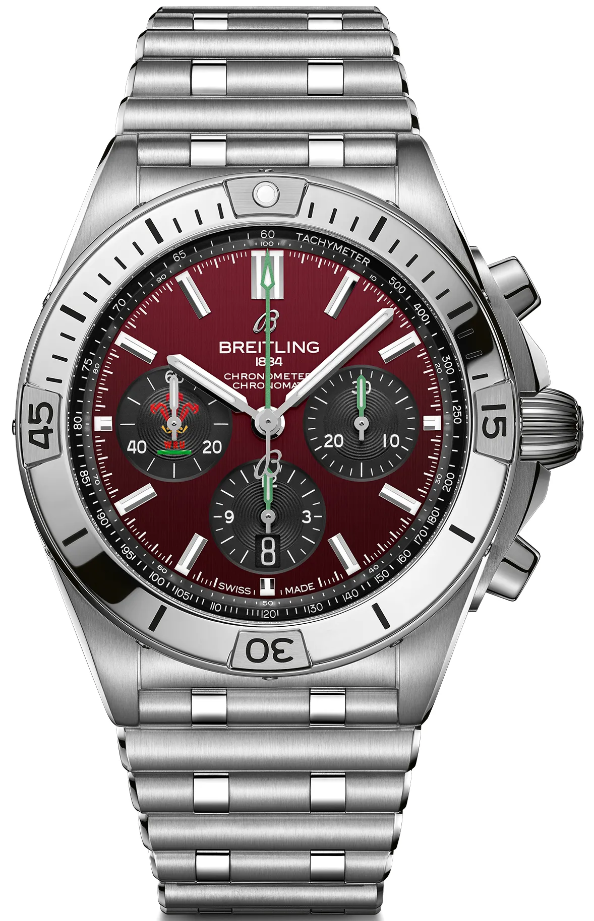 Breitling Chronomat B01 42 Six Nations Wales Limited Edition Watch sold by C.W. Sellors