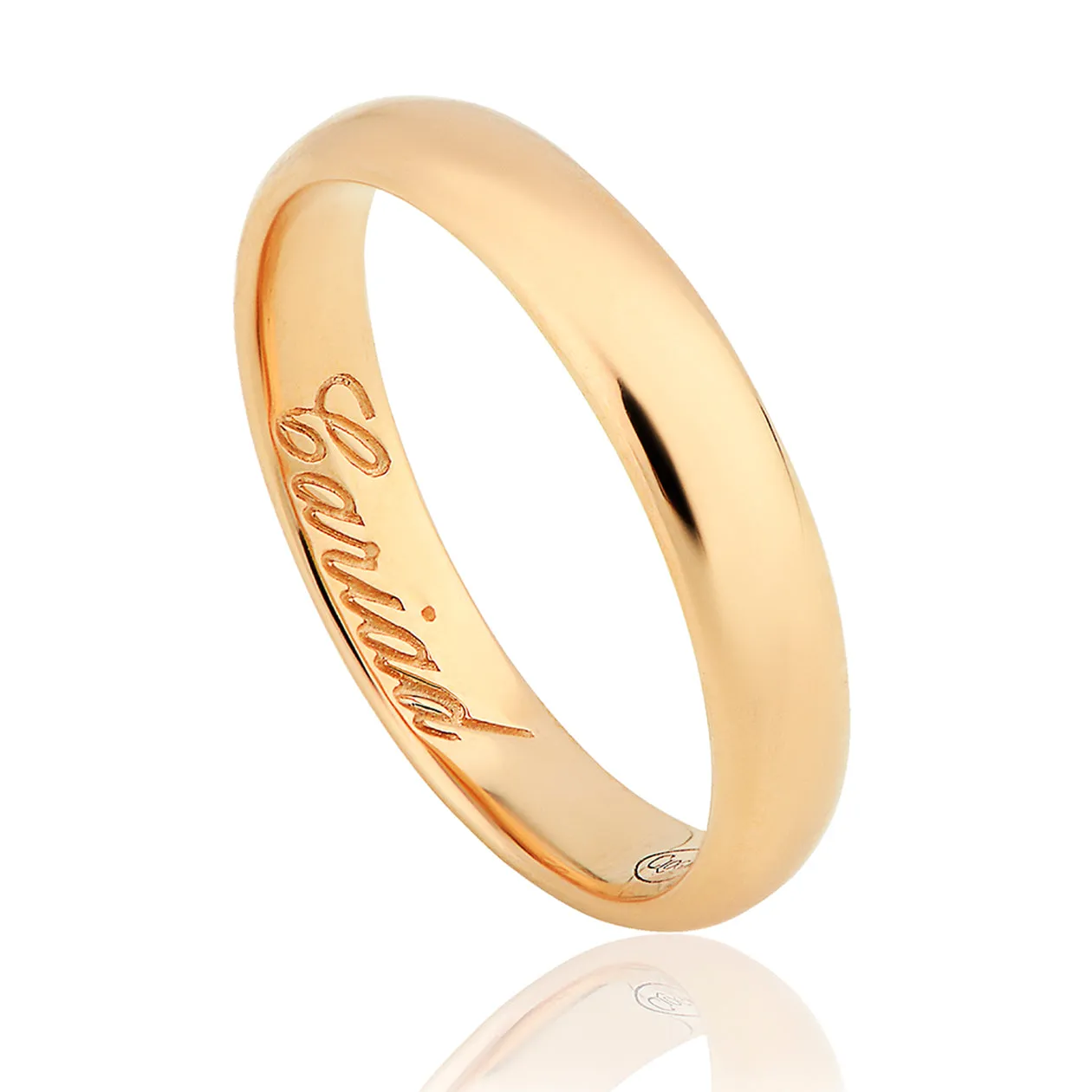 Clogau 1854 18ct Rose Gold 4mm Wedding Ring sold by C.W. Sellors