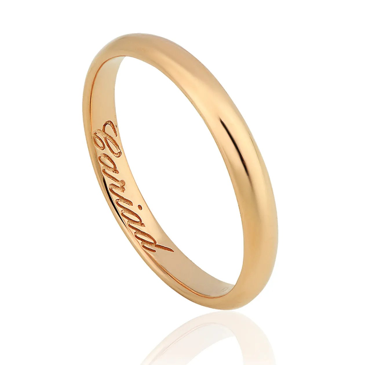 Clogau 1854 18ct Rose Gold 3mm Wedding Ring sold by C.W. Sellors